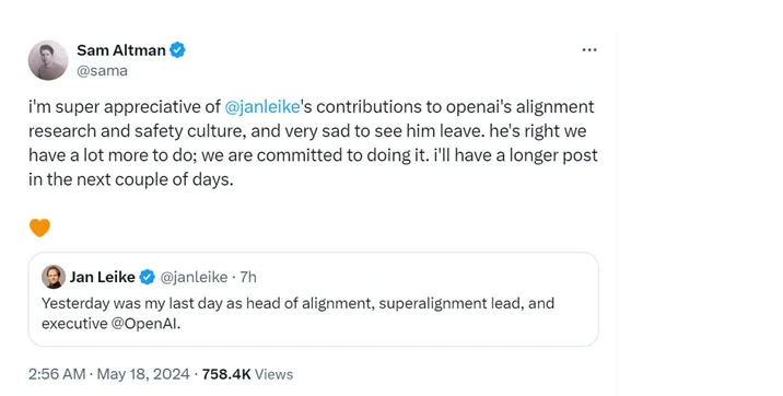 突发！OpenAI又迎人事动荡！安全主管辞职，“超级智能对齐团队”已被解散