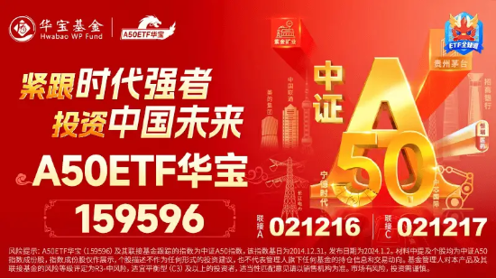 A50核心资产随市下行，龙头宽基A50ETF华宝（159596）人气逆市攀升！换手率高居同类第一，全天溢价交易！