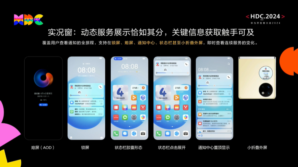 华为鸿蒙 HarmonyOS NEXT 整合通知服务：智能聚合信息、丰富实况窗交互