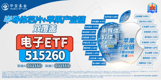 逢跌抢筹！电子ETF（515260）连续6日获资金净买入，机构：苹果产业链公司有望率先反弹，主要基于这三点！  第5张