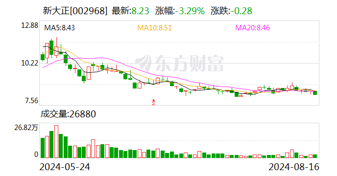 新大正：聘任柏余斌为公司首席人力资源官