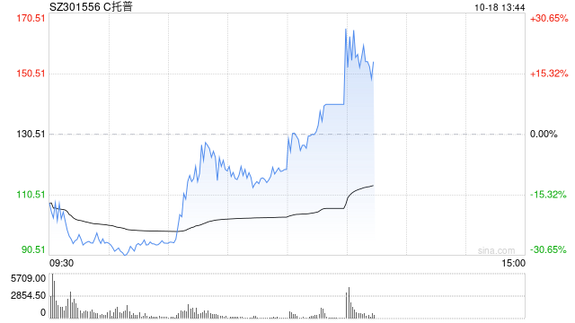 C托普涨7.65%触发临停 早盘一度跌超30%